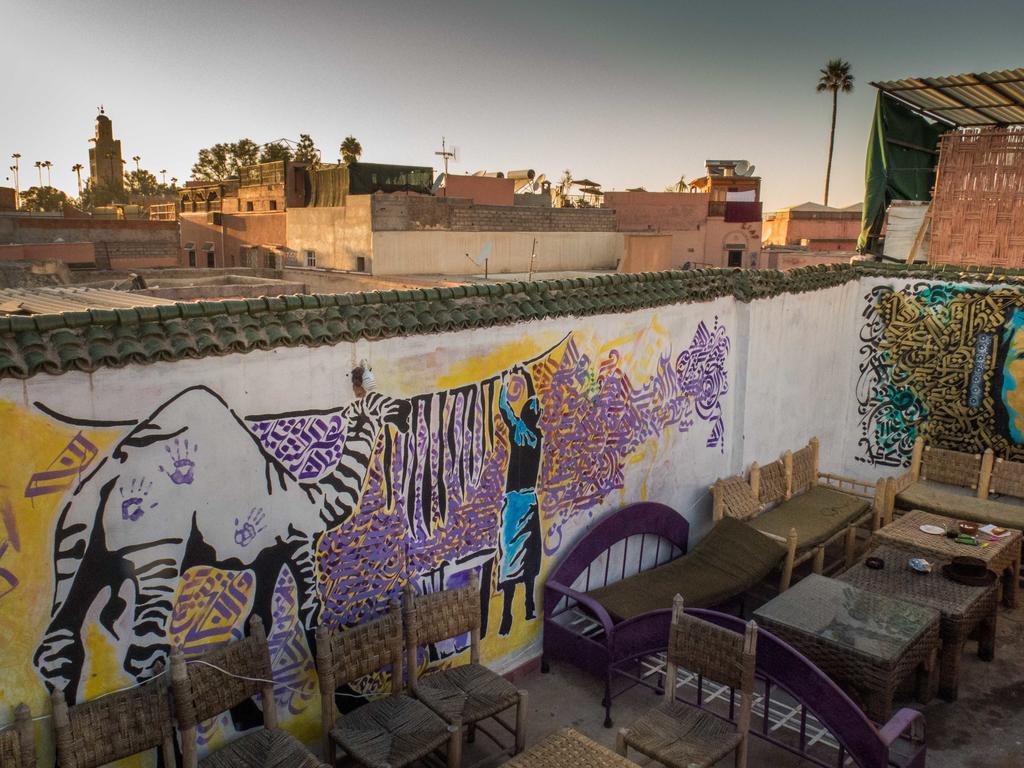 Backpackers Grapevine Hostel Marrakesh Exteriör bild